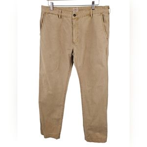 Faherty Men's Straight Jeans in Tan